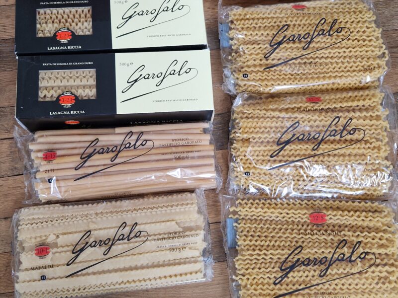 Lot de 4kg500 de pâtes Garofalo