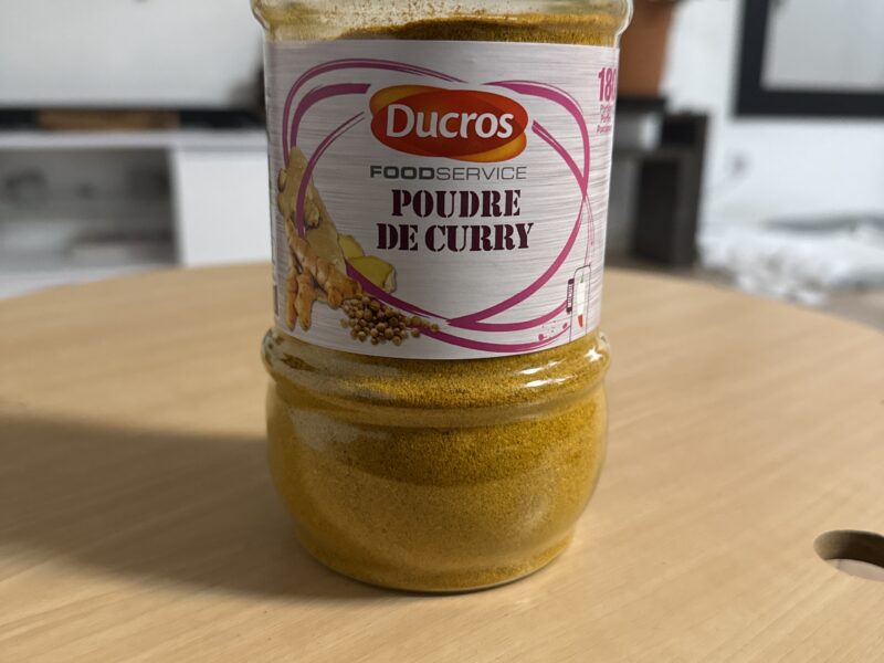 Poudre de curry Ducros (Foodservice) Grand format – Idéal pour la cuisine en quantité ou usage professi